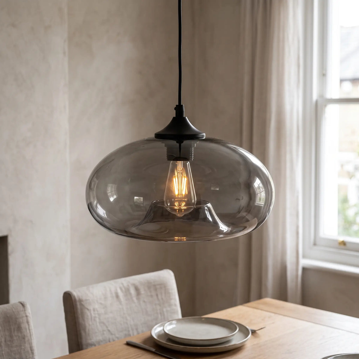 Pendant Light - Smoke Grey - colour image