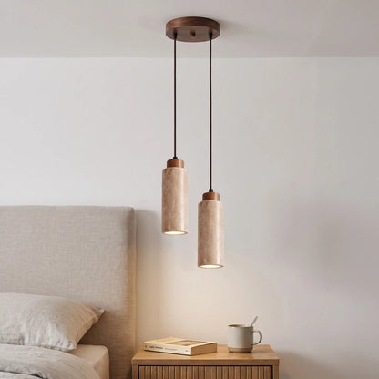 Pendant Light - Yellow – Double - gallery image